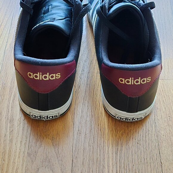 Adidas Neo Daily Men’s Sneakers – Black/White/Maroon - Picture 6 of 6